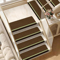 Glow in Dark Non Slip Stair Treads for Wooden Steps Indoor with Bullnose