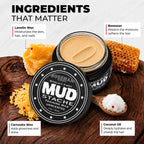 MUDstache Unscented Mustache Training Wax for Men (1 oz)