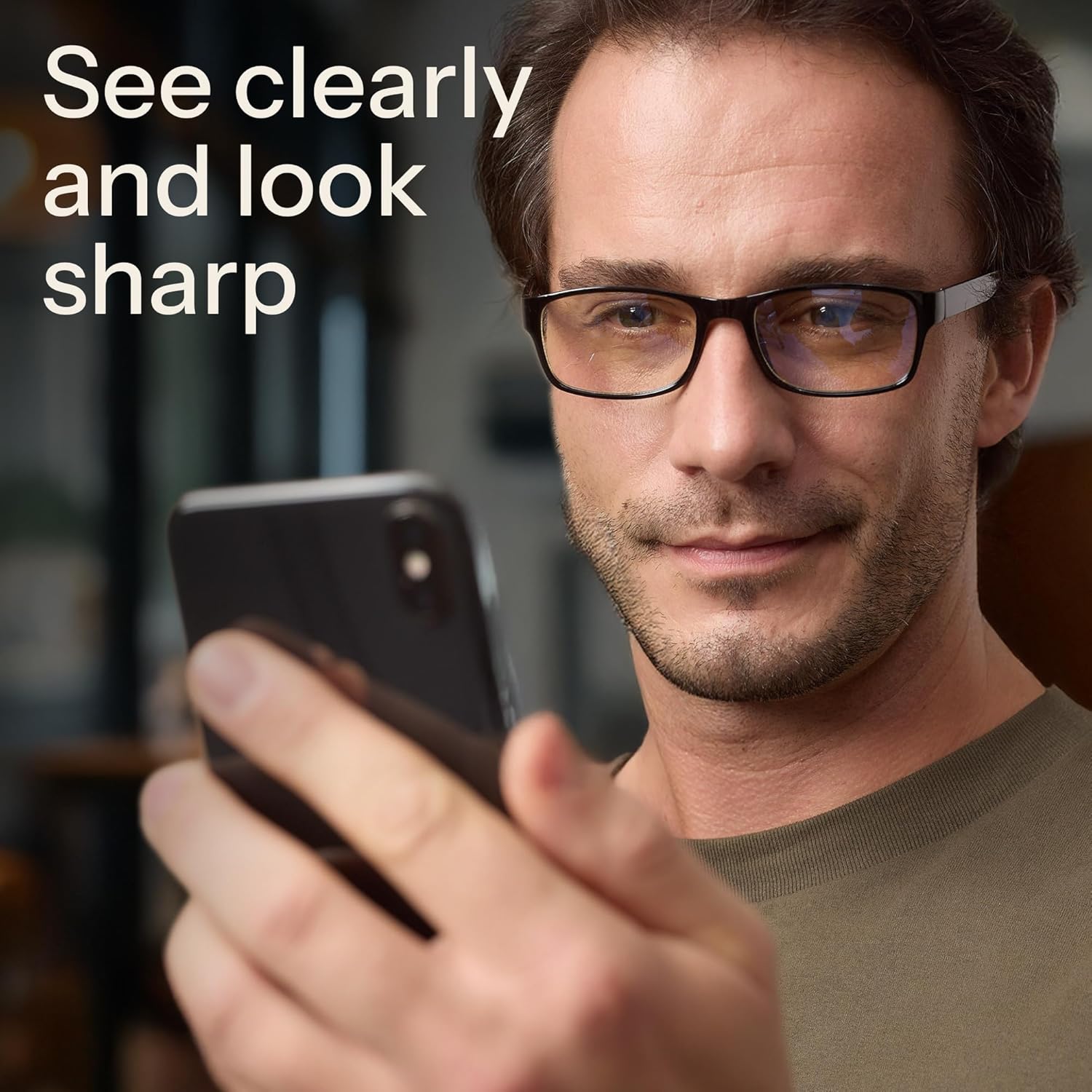 2.25 Professional Reading Glasses for Men for All Day - Computer Readers with Blue Light Protection - Value Pack