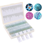 120 Microscope Slides with Specimens, Plant, Insect, Animal, Algae Slide Set for Biological Science Laboratory Basic