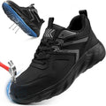 Steel Toe Shoes for Men: Slip Resistant Composite Safety Sneakers 2026 Comfortable Tennis Work Shoes for Construction