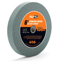 6 Inch 150 Grit Silicon Bench Grinder Wheel with 1/2'' Arbor