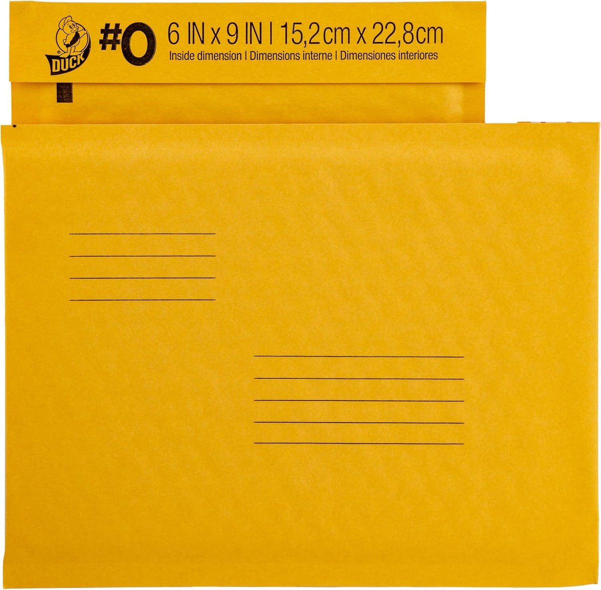 Brand #0 Kraft Bubble Mailer, Manila, 6 inch x 9 inch, 25 Pack