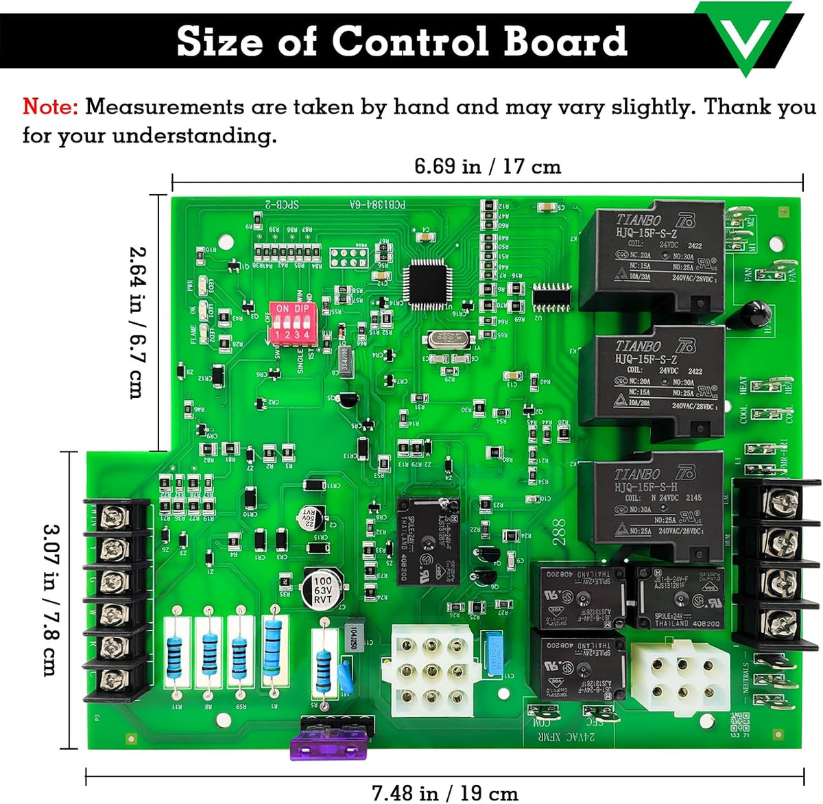 62-24084-82 Furnace Control Board, Furnace Control Circuit Ignition Board Module, Replacement for Furnace Control Board