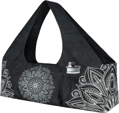 Yoga Mat Bag - Large Yoga Bag with Yoga Mat Strap, Zipper and Pockets - Yoga Bags and Carriers Fits All Your Stuff