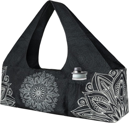 Yoga Mat Bag - Large Yoga Bag with Yoga Mat Strap, Zipper and Pockets - Yoga Bags and Carriers Fits All Your Stuff