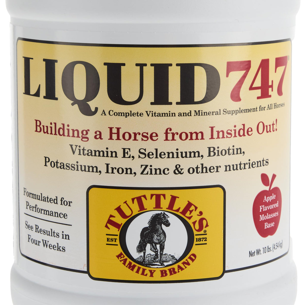 Equine D GAL Tuttle's Liquid 747 Feed Supplement