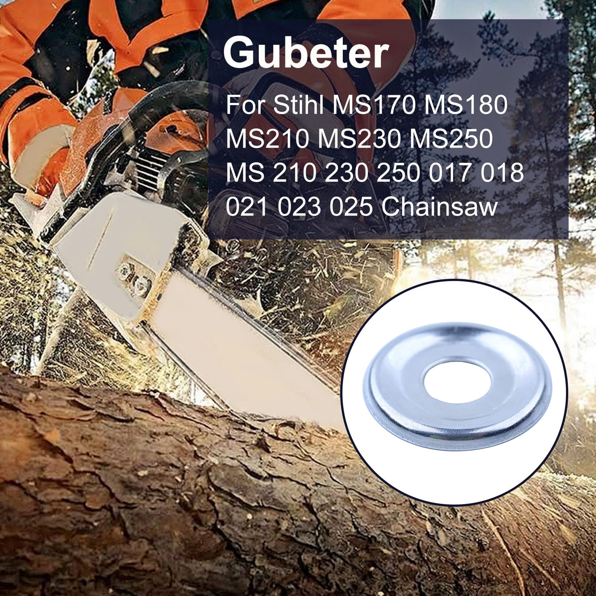 Clutch Washer E-Clip Needle Bearing Kit For Stihl MS170 MS180 Chainsaw