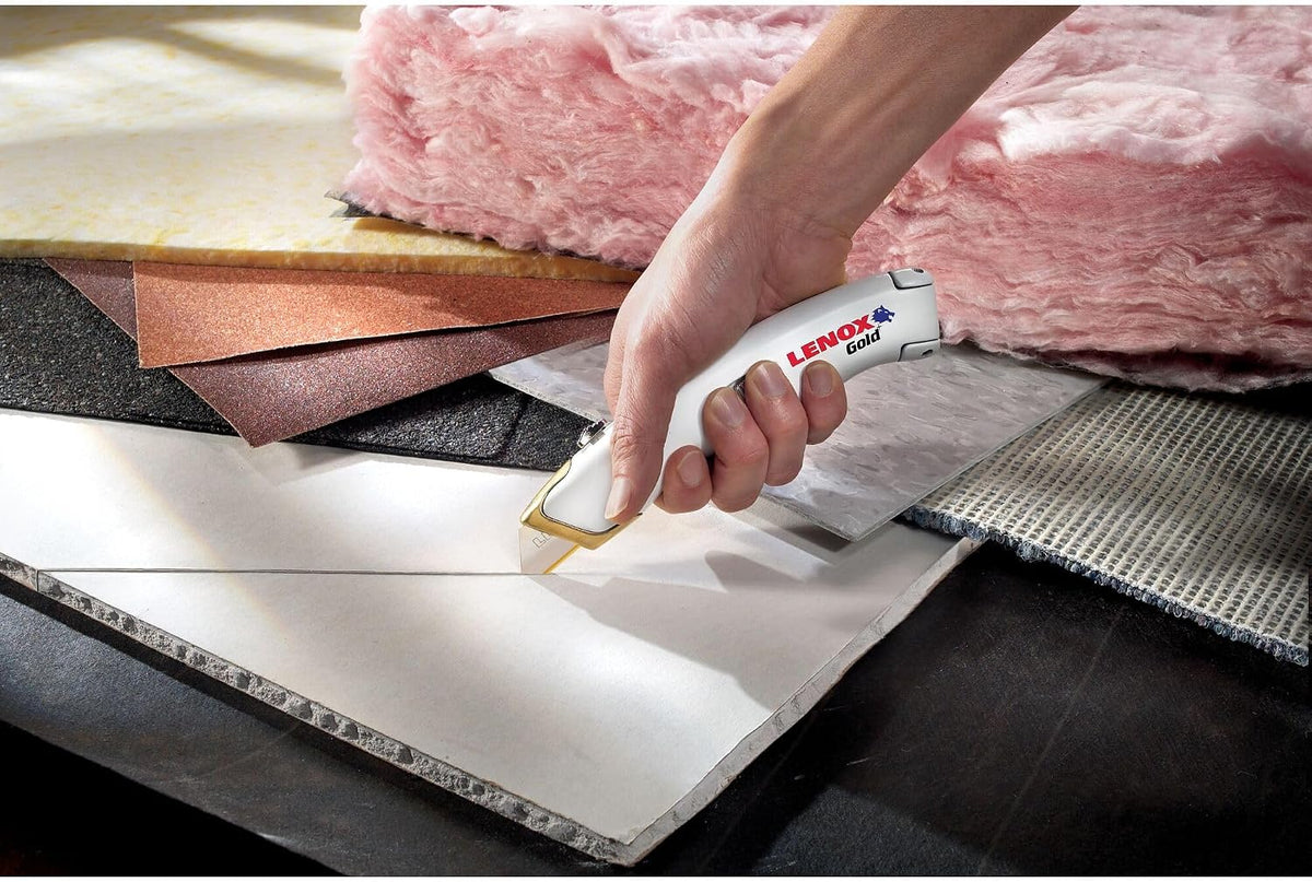 Tools Gold Quick-Change Retractable Utility Knife (20353SSRK1), White