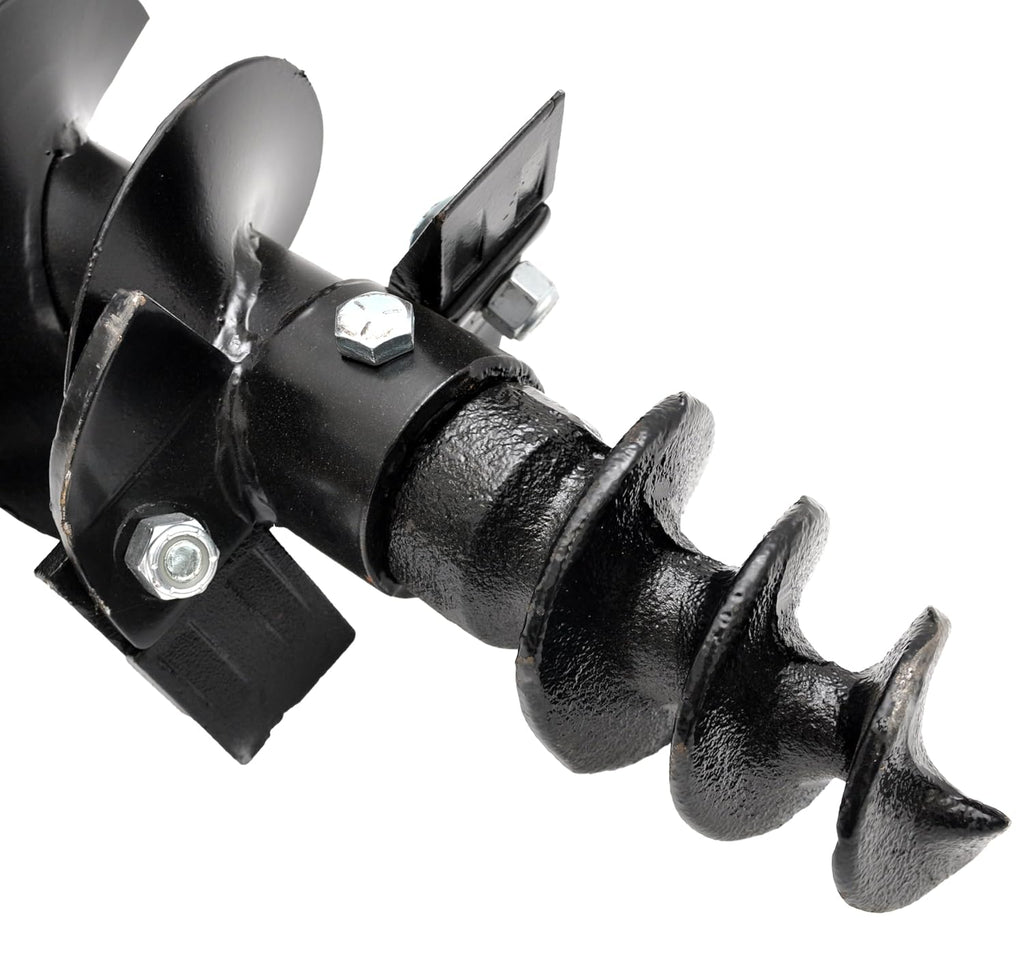Heavy Duty Post Hole Digger Auger Bit, 6 Inch x 48 Inch, for 3-Point Attachment