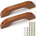 Wooden Grab Handle Teak Handrail Solid Teak Grab Handle