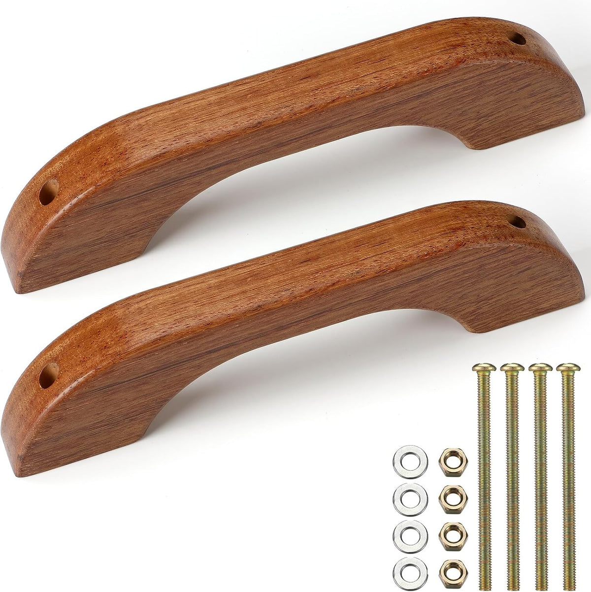 Wooden Grab Handle Teak Handrail Solid Teak Grab Handle