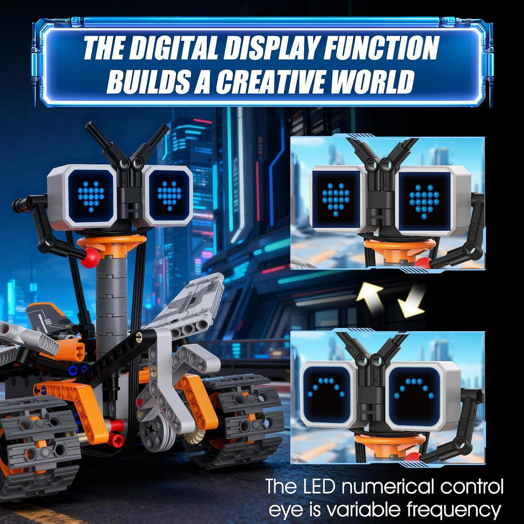 STEM Robotics Kit for Kids 8-12, APP & Remote Control Robot Building Kits | 5 in 1 RC & Programming Space Robot with