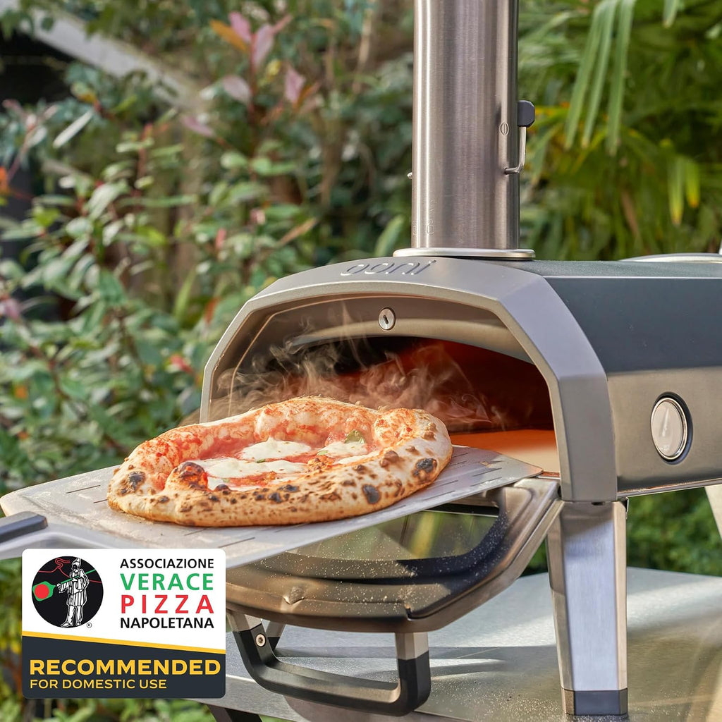 Karu 2 Multi-Fuel Outdoor Pizza Oven - Wood and Gas Outdoor Pizza Oven with Pizza Stone & Intergrated Thermometer