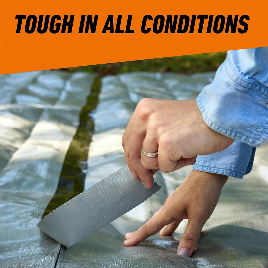 Duct Tape, Heavy Duty and Weather Resistant, Black, 1.88" x 35 yd