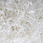 Crinkle Cut Paper 7oz Shredded Gift Basket Filler (White)