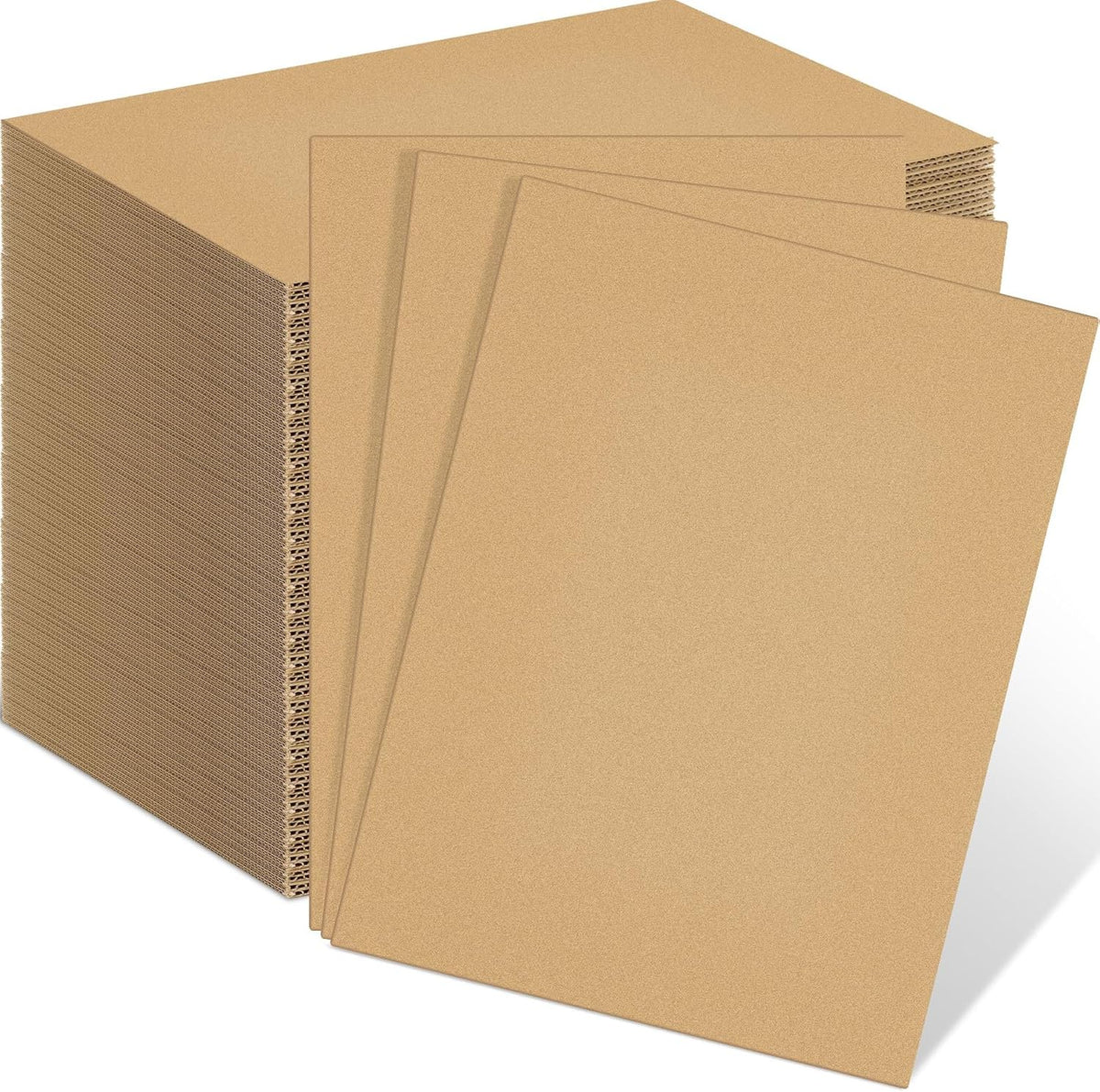 110 Pack 9 X 12 Inch Brown Cardboard Sheets