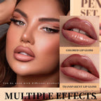 12 Colors Matte Velvet Lip Liner Set, Highly Pigmented Lip Liner Pencil, Long Lasting Waterproof Non-Smudging Natural