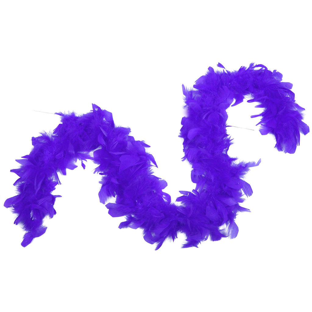 Turkey Chandelle Feather Boa - 40 Gram 2Yards (Purple)