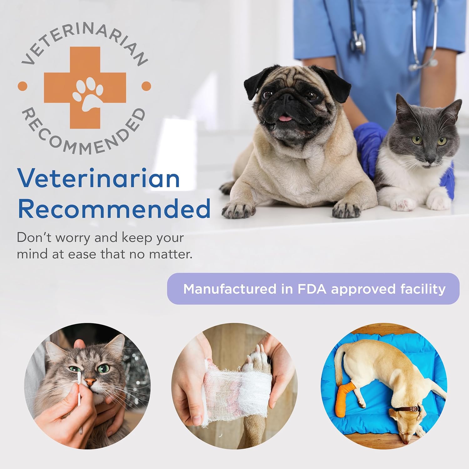 Cat & Dog First Aid Kit for Car - Pet Emergency Kit for Home Office Travel – Dog Camping Essentials with Digital