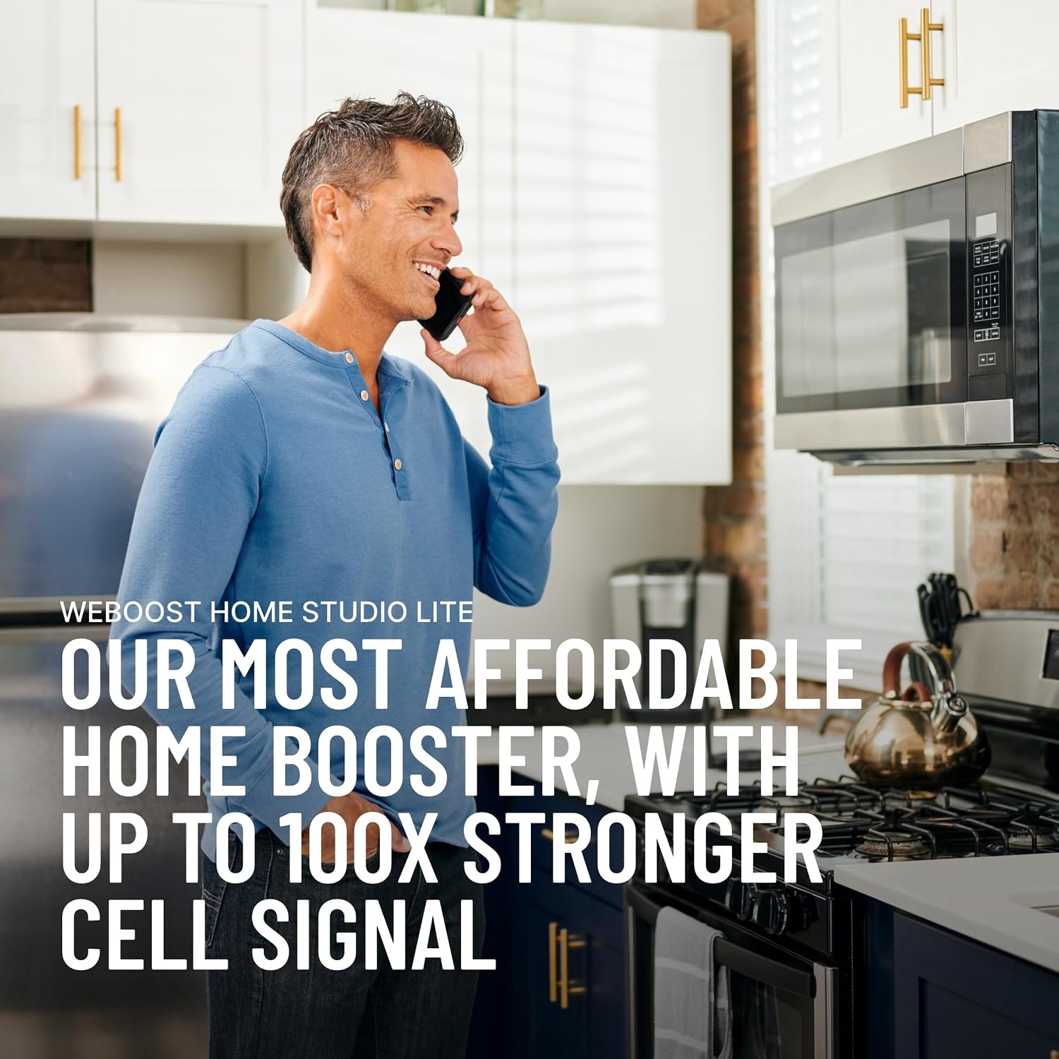 Home Studio Omni - Cell Phone Signal Booster | Boosts 4G LTE & 5G for all U.S. & Canadian Networks - Verizon, AT&T