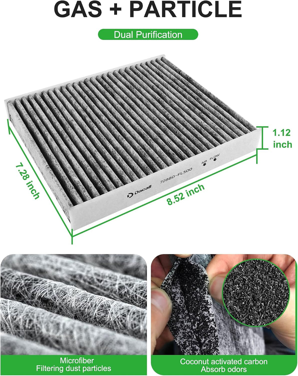Cabin and Engine Air Filter Combo for Subaru Outback 2020-2025, Crosstrek 2018-2024, Ascent 2019-2025, Impreza