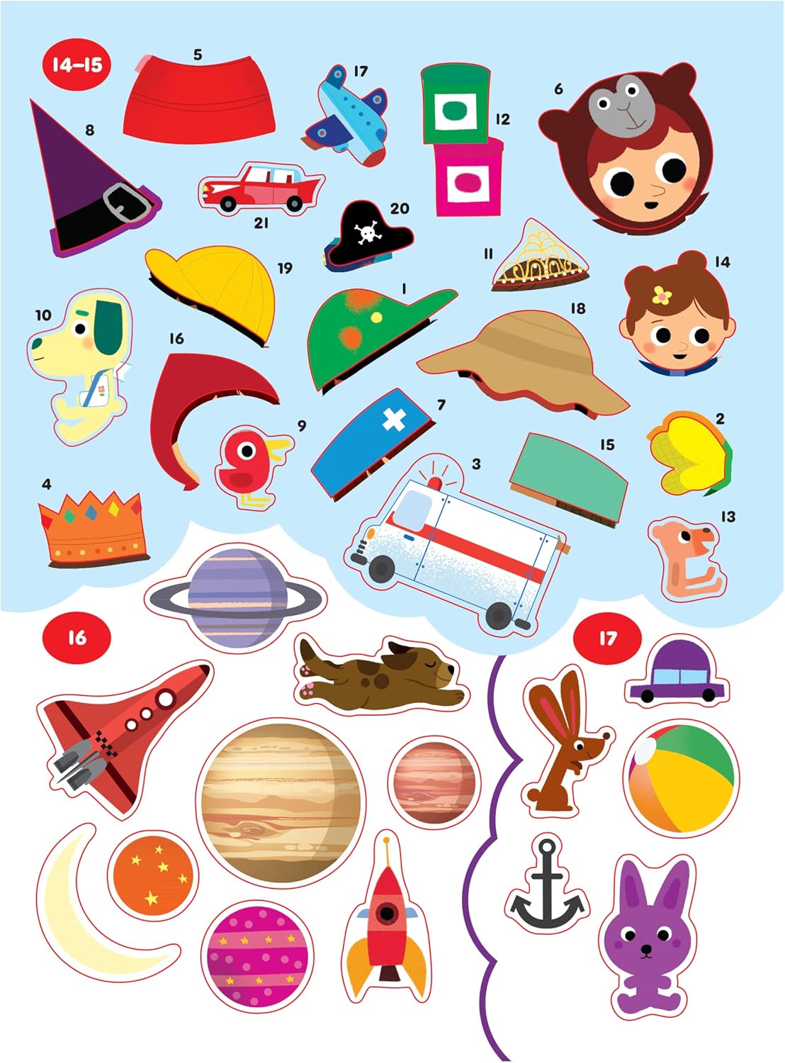 Toddler Sticker Activity Book Includes 500+ Stickers - Learn ABCs, Counting, Colors and More for Kids Ages 2 - 5