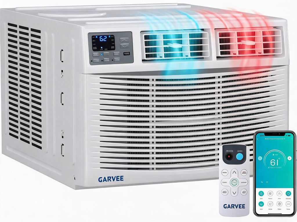 18,000 BTU Window Air Conditioner with Heat & WiFi