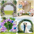 Round Backdrop Stand 8ft, Round Balloon Arch Stand, Gold Circle Arch