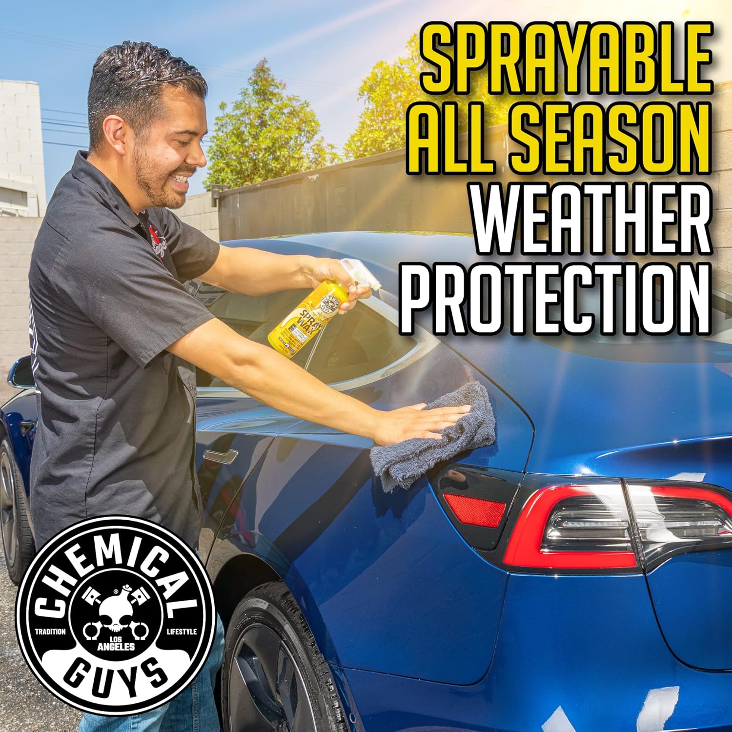 Spray Wax Blazin' Banana - Carnauba Car Wax Spray for High Gloss Shine and Protection, Safe for Cars, Trucks, SUVs