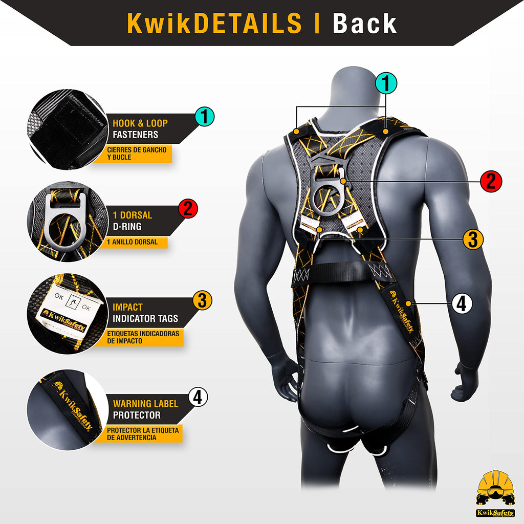 TORNADO DiamondBACK Safety Harness [2PK] ANSI OSHA Fall Gear