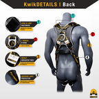 TORNADO DiamondBACK Safety Harness [2PK] ANSI OSHA Fall Gear