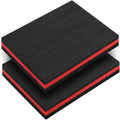 Tool Box Foam Inserts 2 Pack, 16 x 12 x 1 Inch, Foam Inserts for Cases, Easy to Cut Polyethylene Foam Sheets Foam