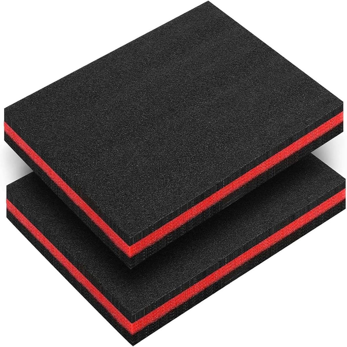 Tool Box Foam Inserts 2 Pack, 16 x 12 x 1 Inch, Foam Inserts for Cases, Easy to Cut Polyethylene Foam Sheets Foam