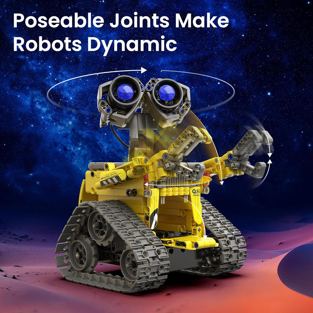 STEM Robot Building Kit with Remote Control Gifts for Boys 8-13 | Coding Robotic Set, Educational Birthday Gifts