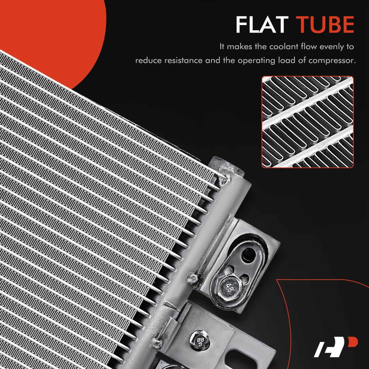 A-Premium Air Conditioning Condenser Compatible with Ford