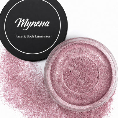 Pink Loose Powder Highlighter - Face & Body Illuminator
