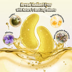12 Pcs 24K Gold Under Eye Patches - Eye Masks