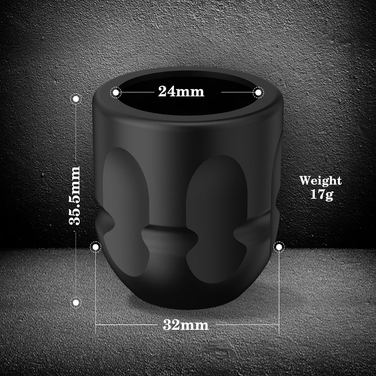Soldier P1 Disposable Tattoo Grips - 20Pcs 32mm Tattoo Rubber Grip Cover with Click Adjust System Supply for Most