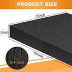 4 Pcs 16" x 12" x 2" Pick-and-Pluck Foam Padding Sheets