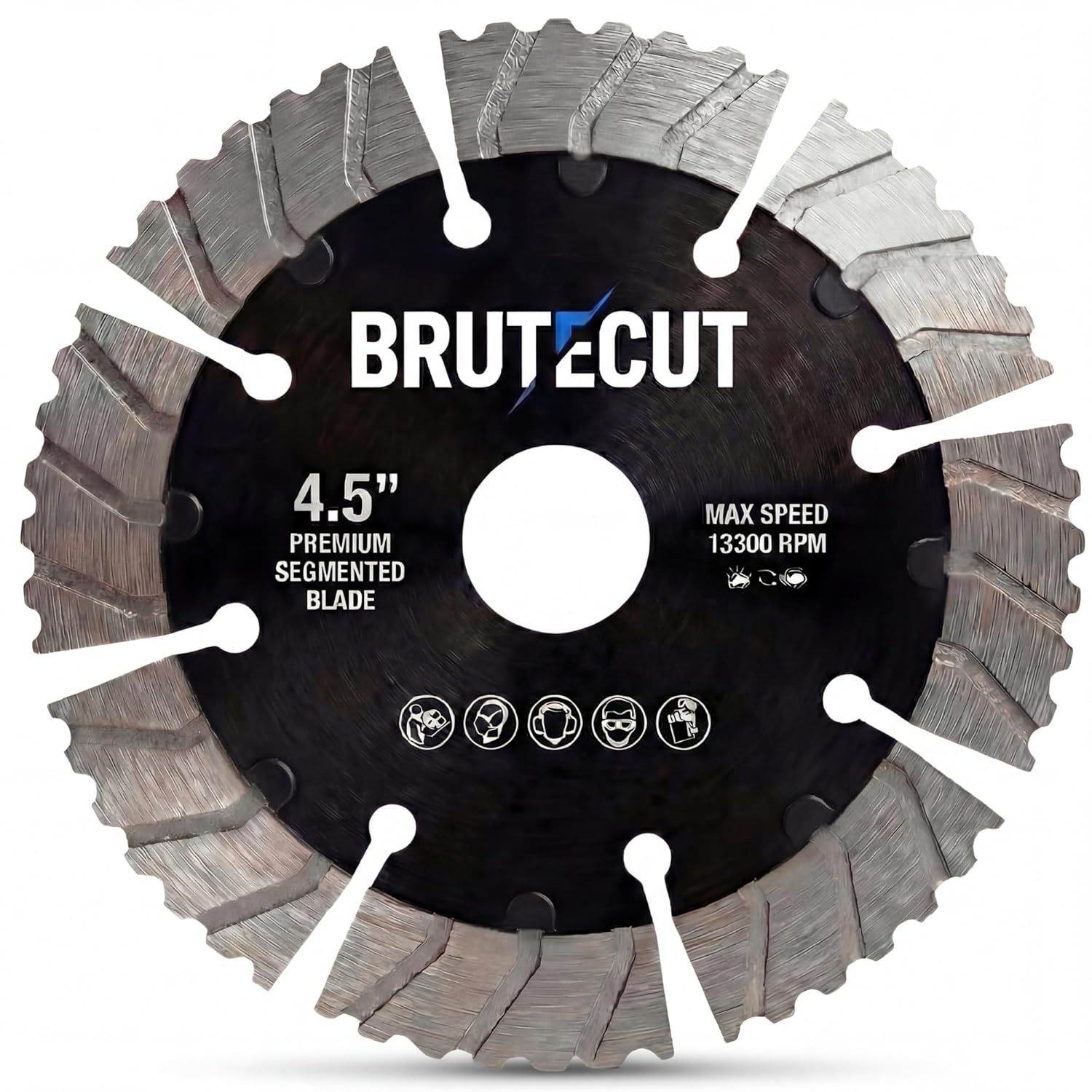 4.5" Diamond Blade for Concrete, Brick & Masonry | Wet/Dry | Fits 4.5 inch Angle Grinders | Concrete Cutting Disc |