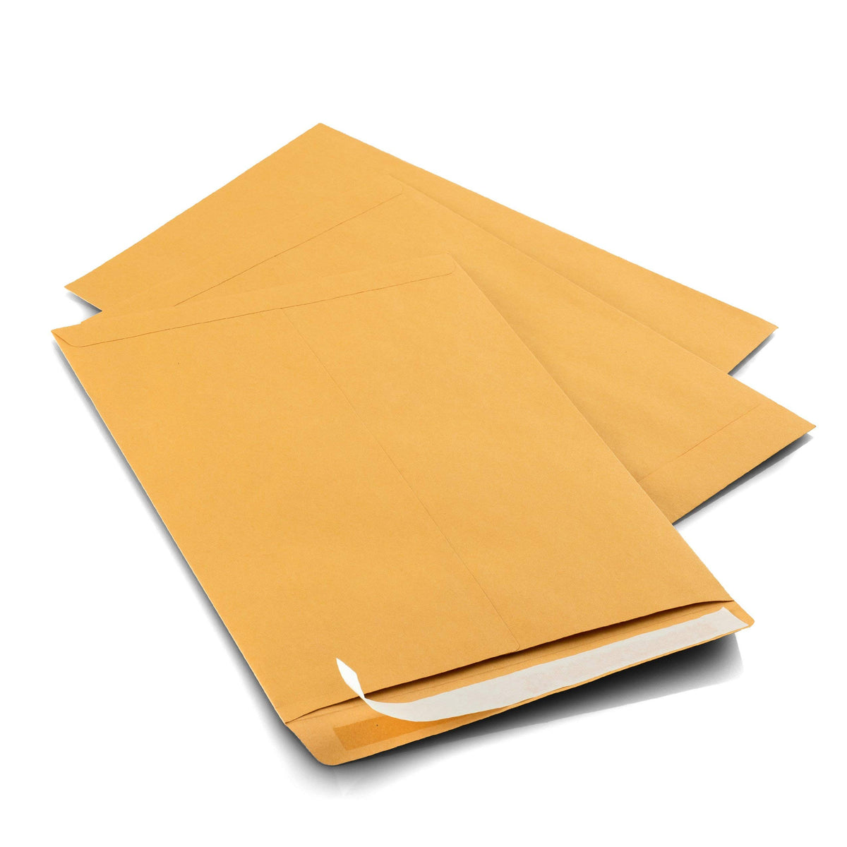 10x13 Kraft Catalog Envelopes, Self Seal, Brown, 300 Count