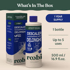 Roobi DeLonghi Compatible Descaling Solution, 500ml Single Bottle