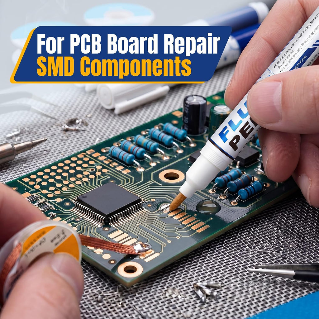 No Clean Soldering Pen Kit for PCB Rework SMD Through Hole Repair