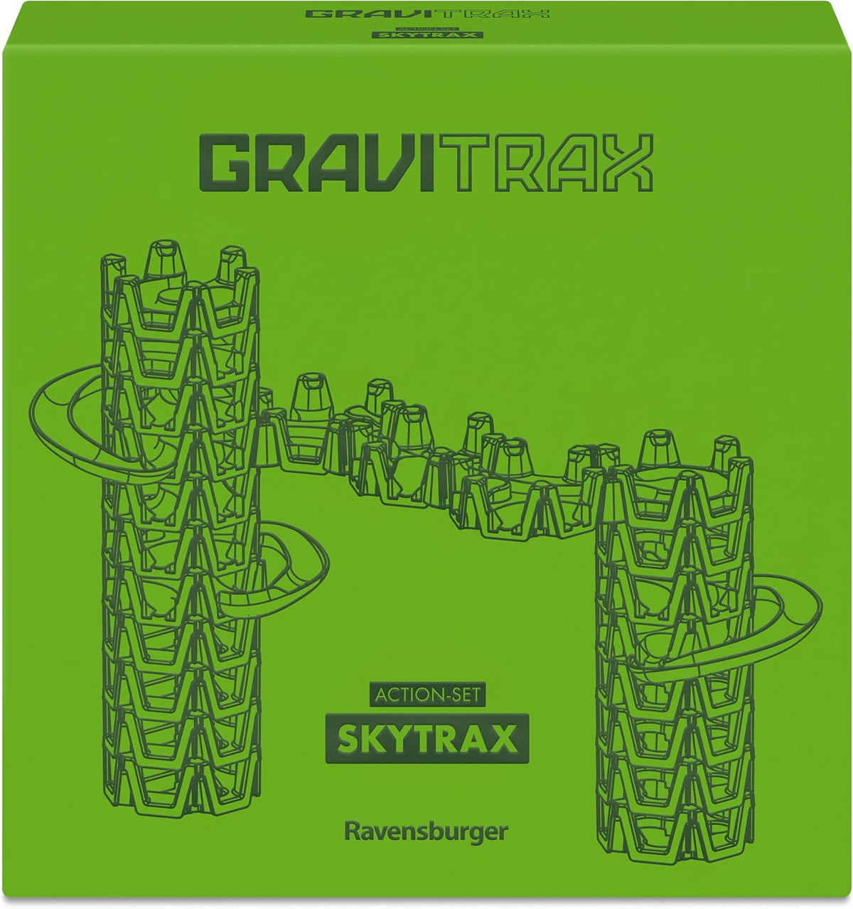 GraviTrax Action Set Skytrax | Innovative Marble Run System and Features | Marble Run and Construction Toy for Ages