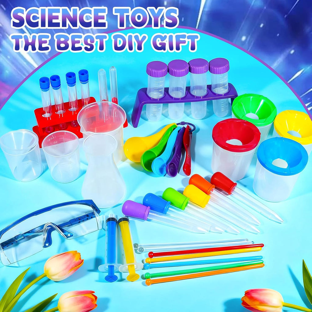 37PCS Science Kits for Kids, Beakers and Test Tubes Experiments | Color Science Experiment Educational Toys Christmas