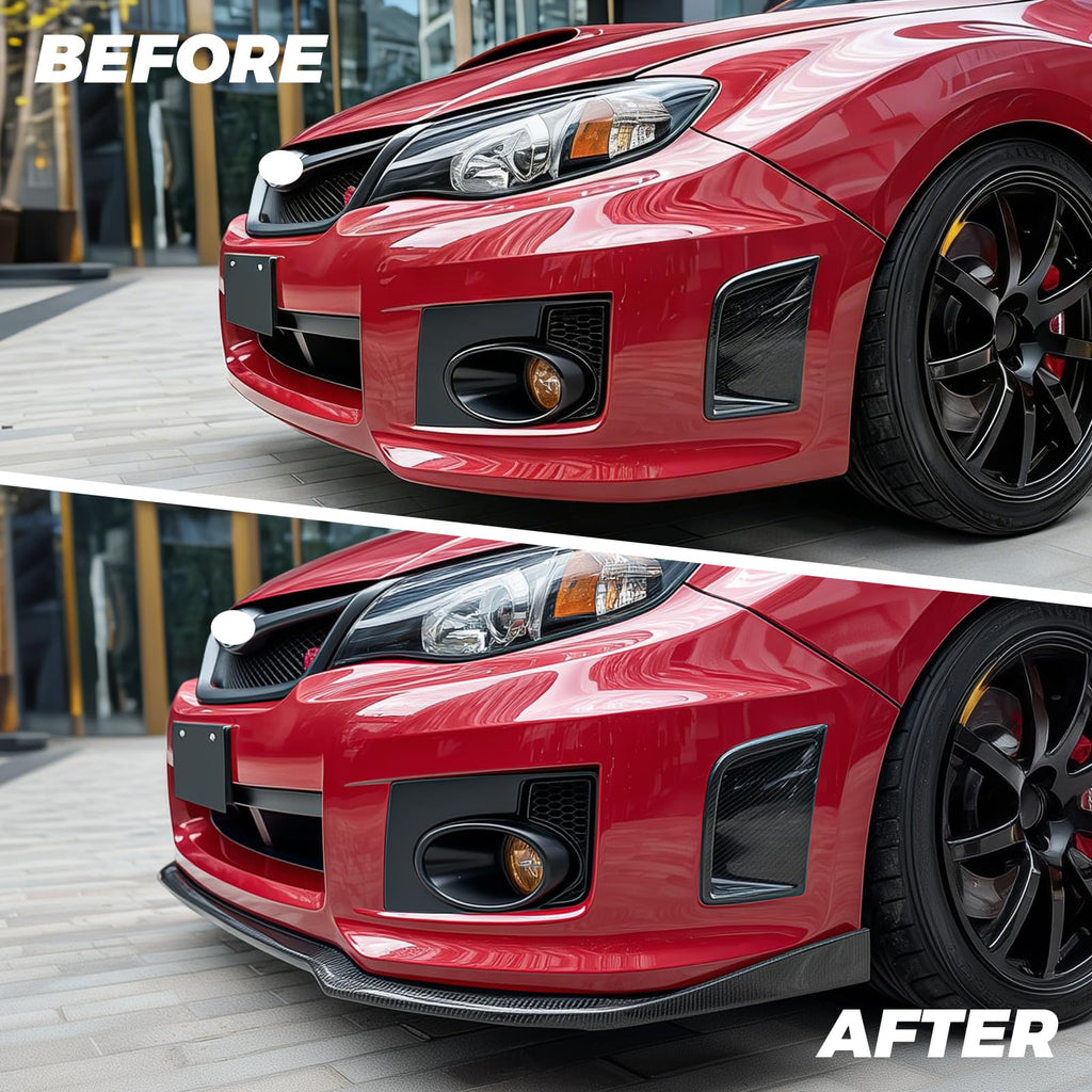 Front Bumper Lip Splitter Kit for Subaru WRX STI 2011-2014