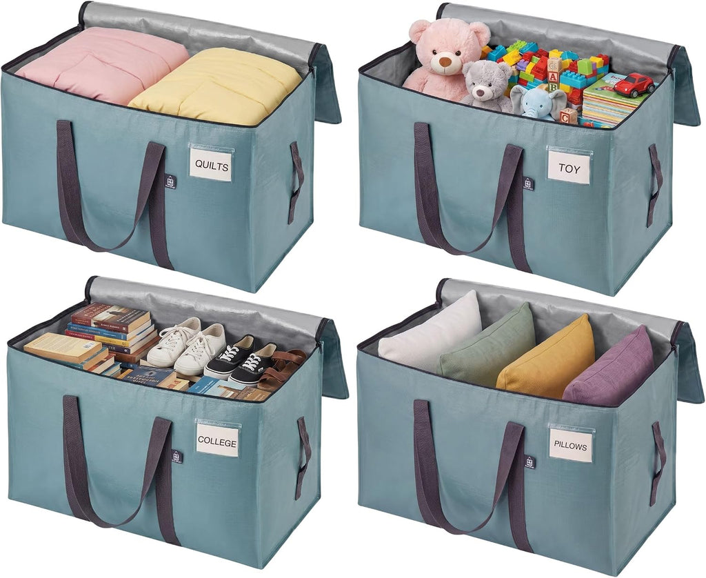 4 Pack Heavy Duty Moving Bags, Extra Large Moving Boxes Alternative