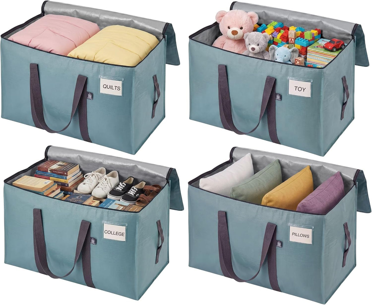 4 Pack Heavy Duty Moving Bags, Extra Large Moving Boxes Alternative