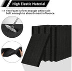 Black High Density Foam Insert Board 16'' x 12'' x 1.5'' for Case, 6pcs